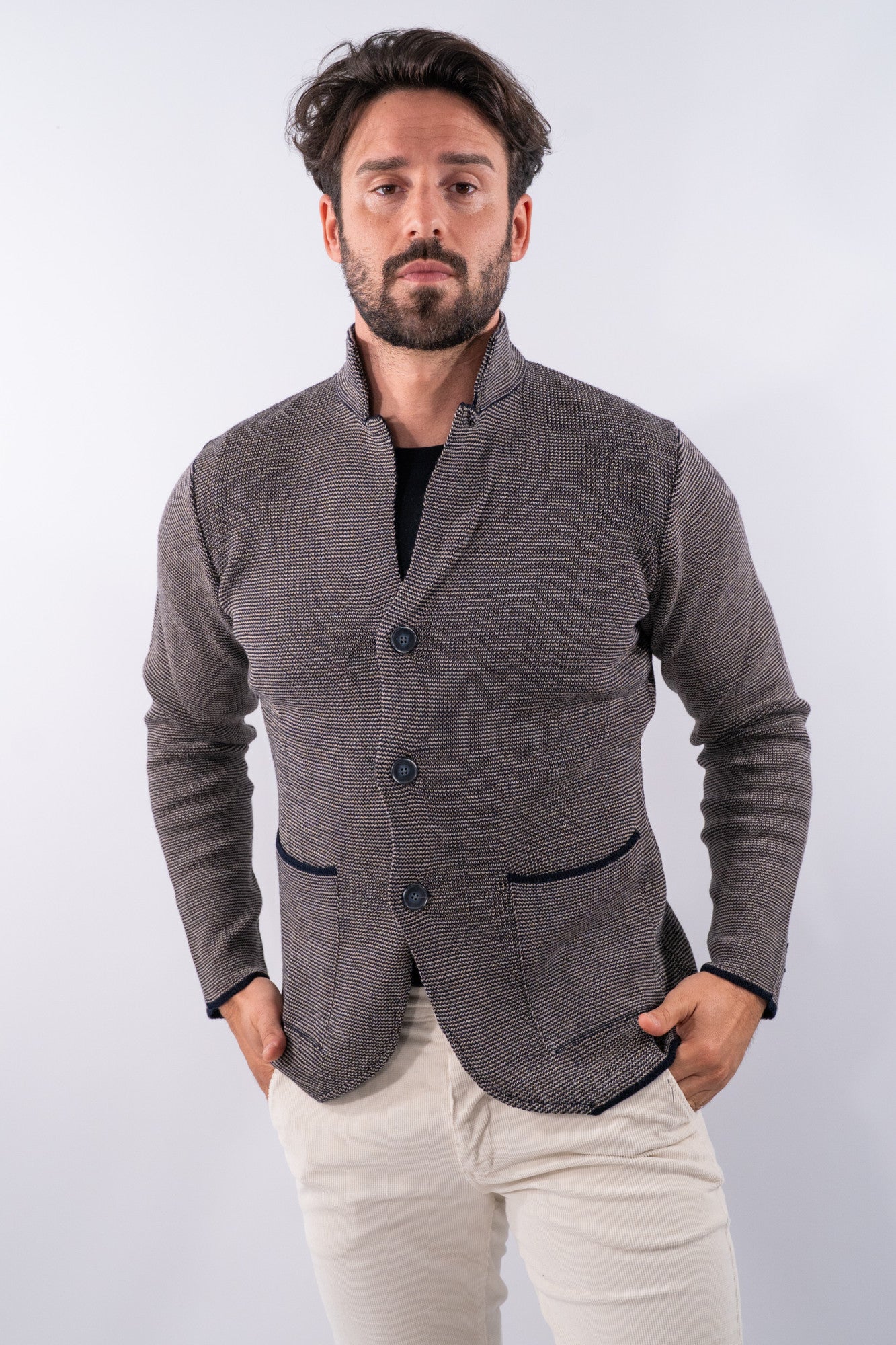 Blazer in maglia