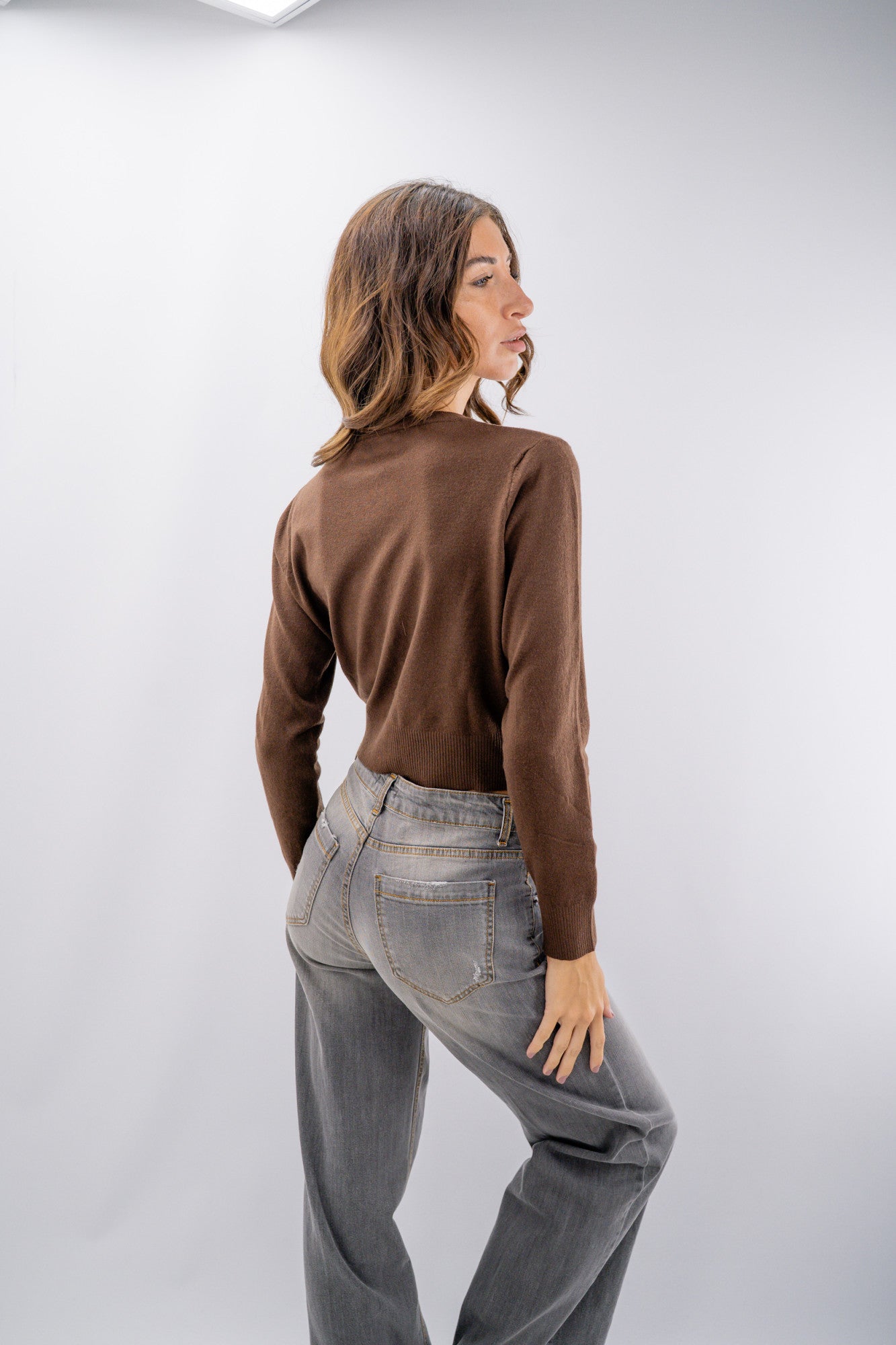 Coreana con bottoni gioiello