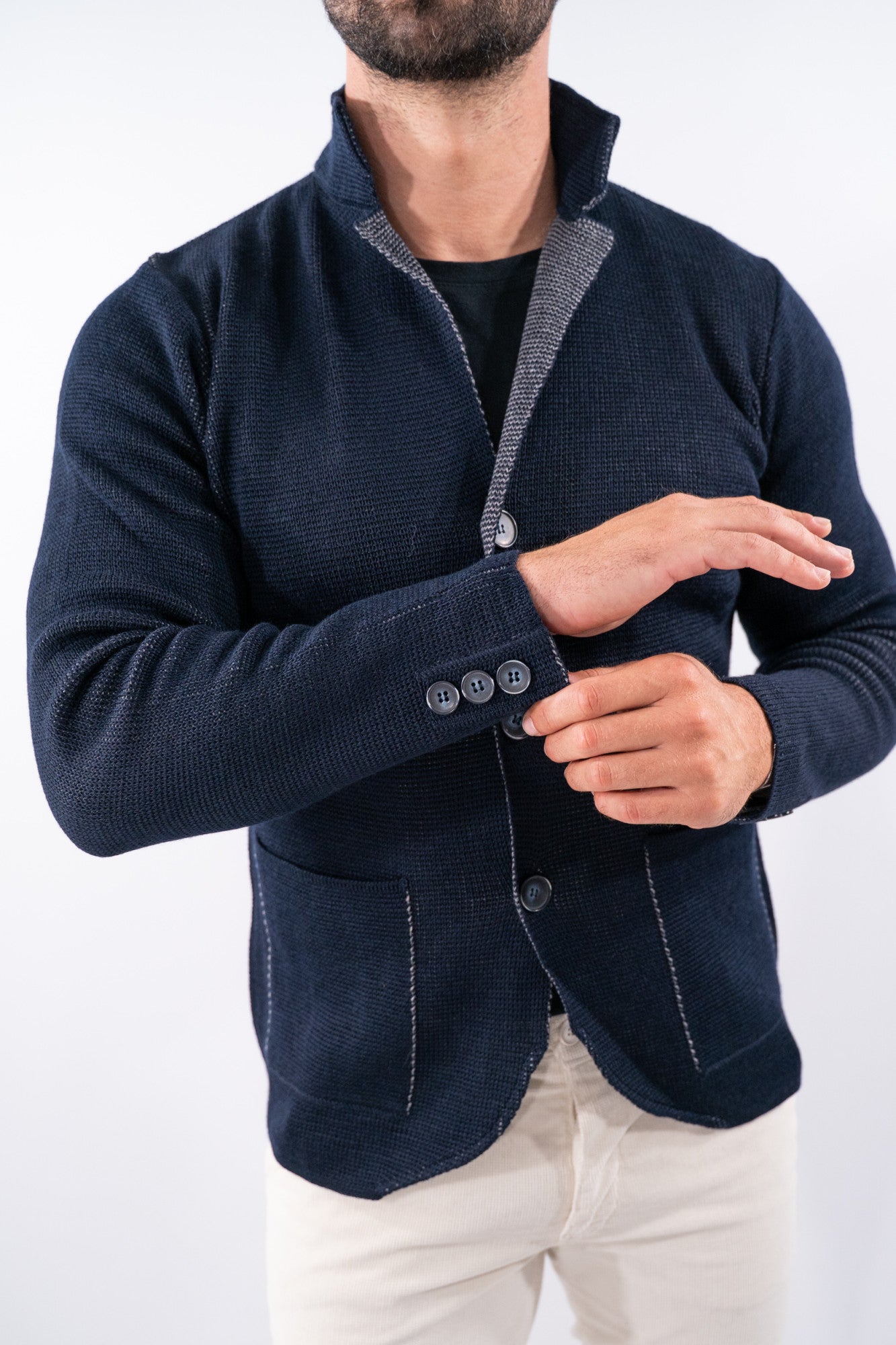 Blazer in maglia