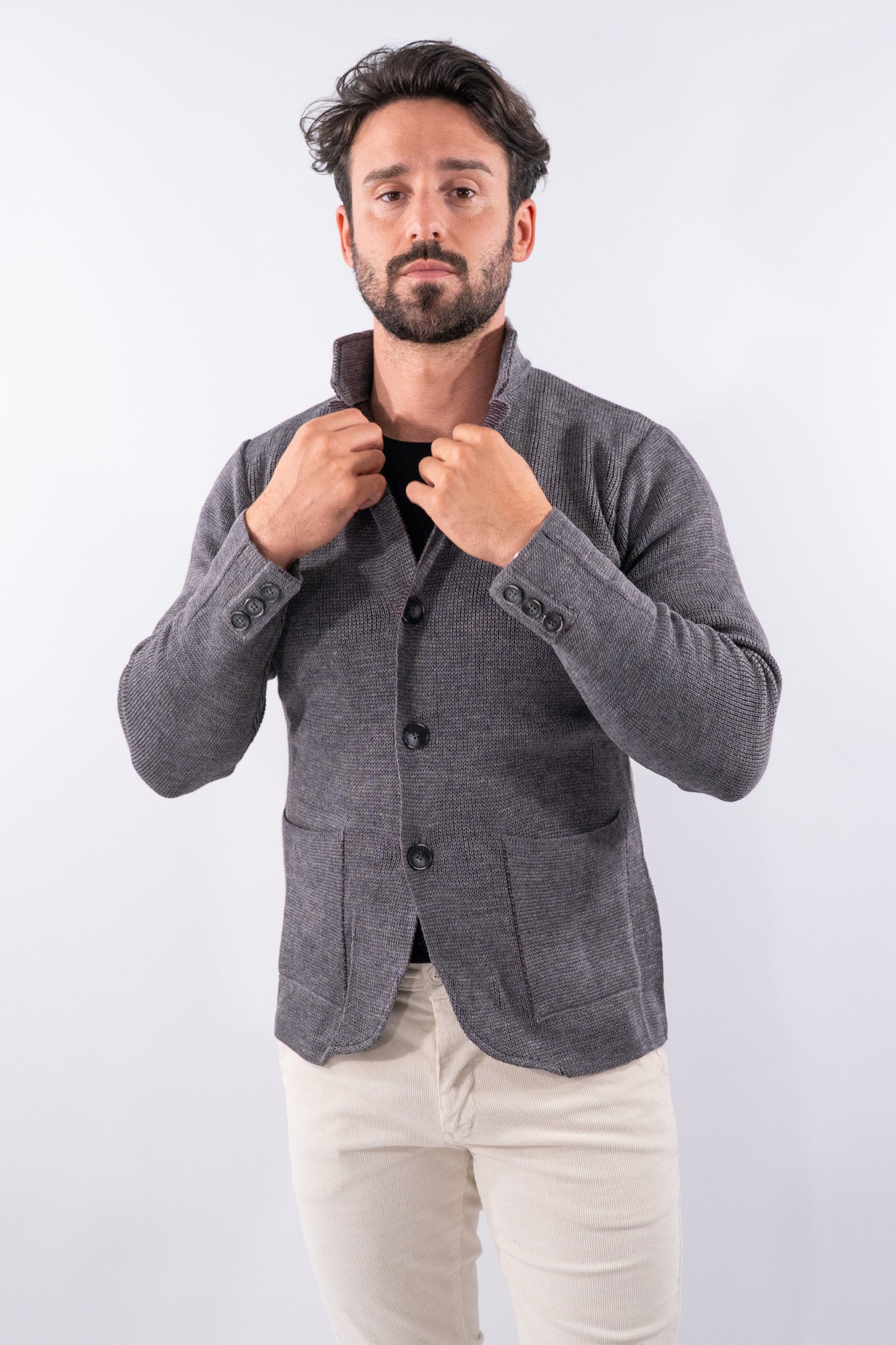 Blazer in maglia