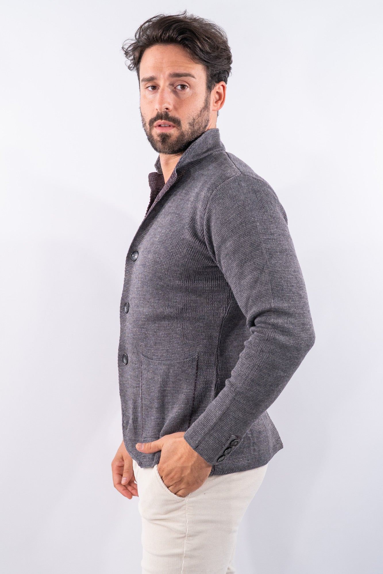 Blazer in maglia