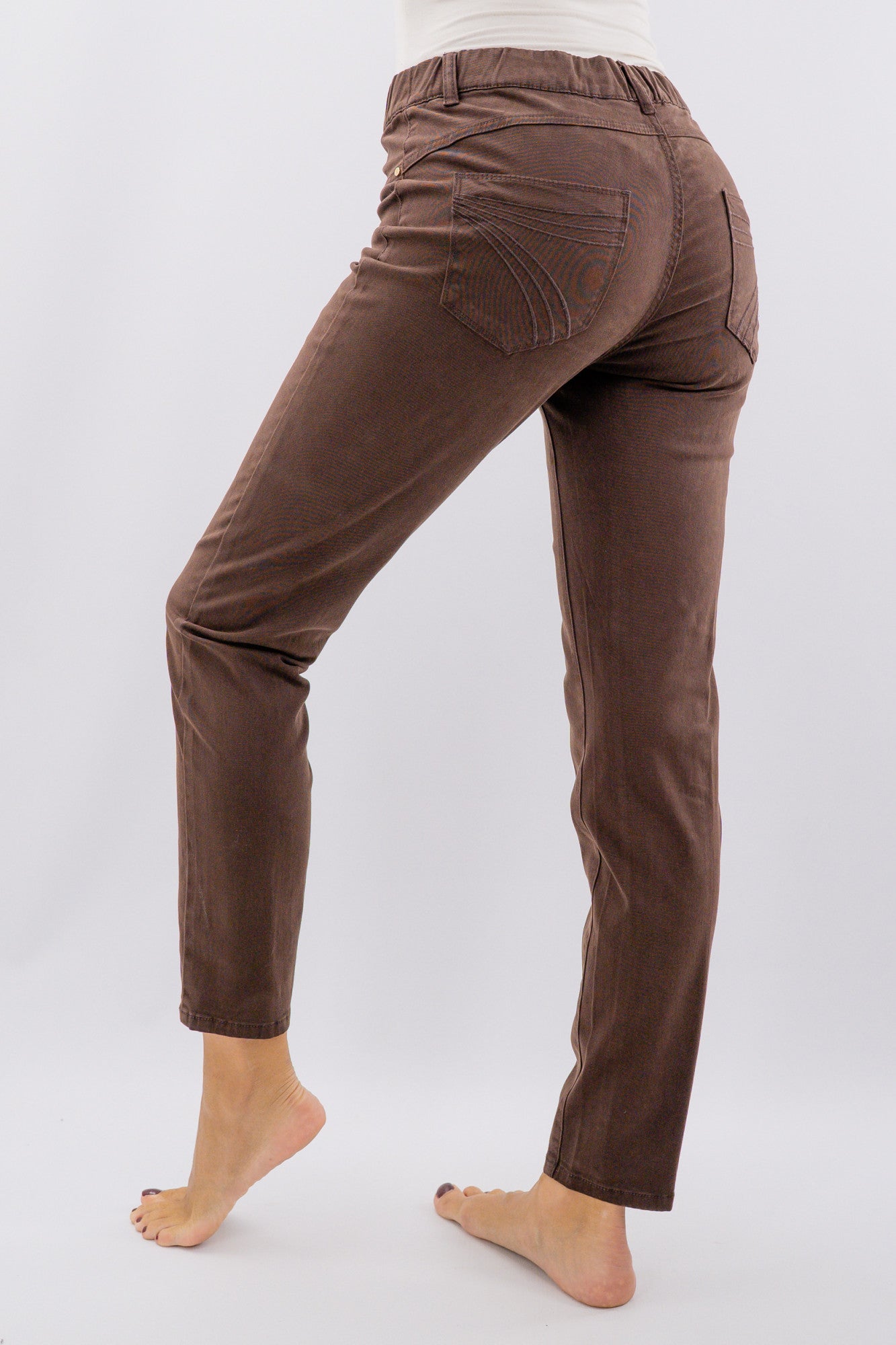 Jeggings in drill di cotone