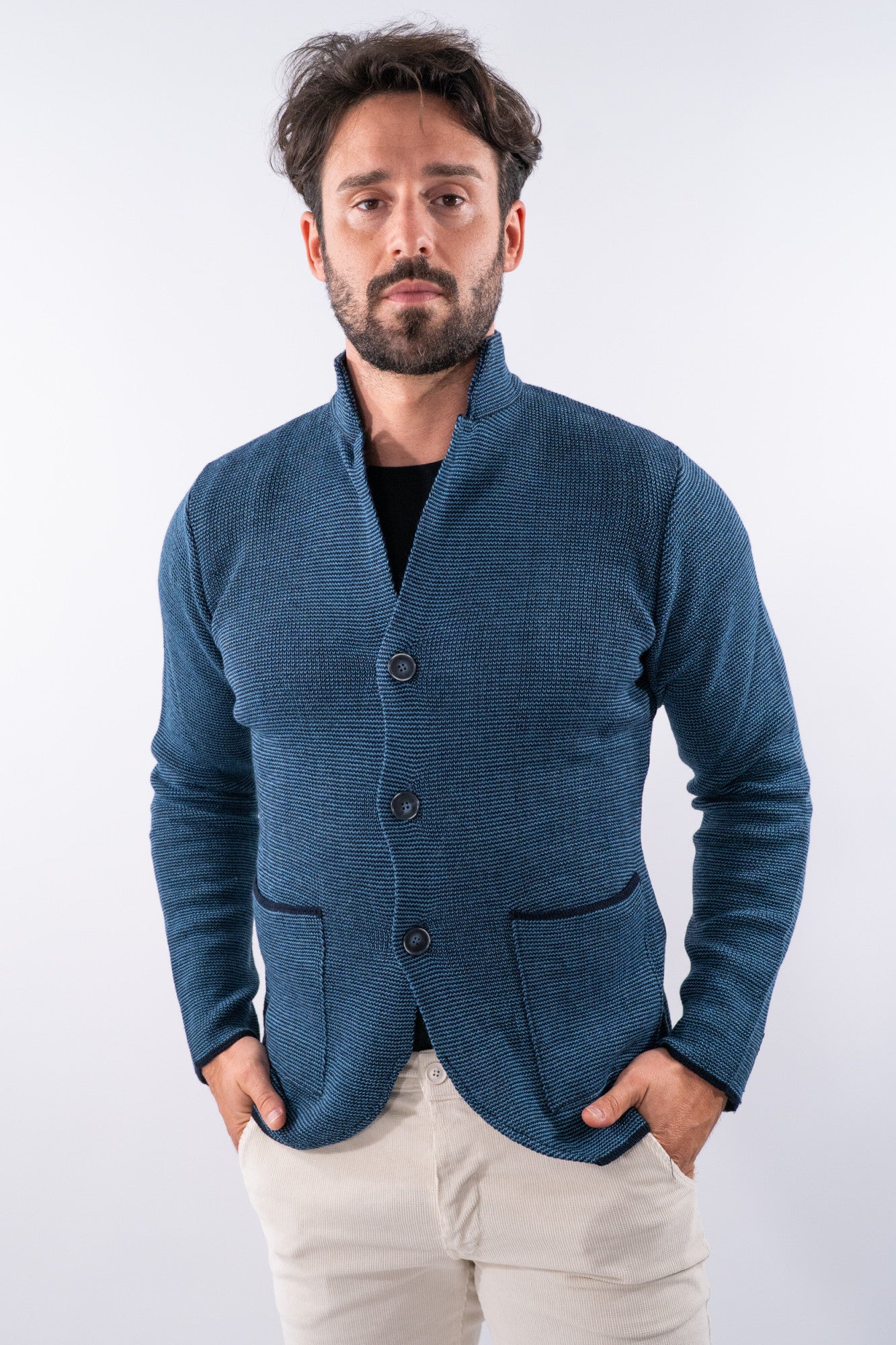 Blazer in maglia
