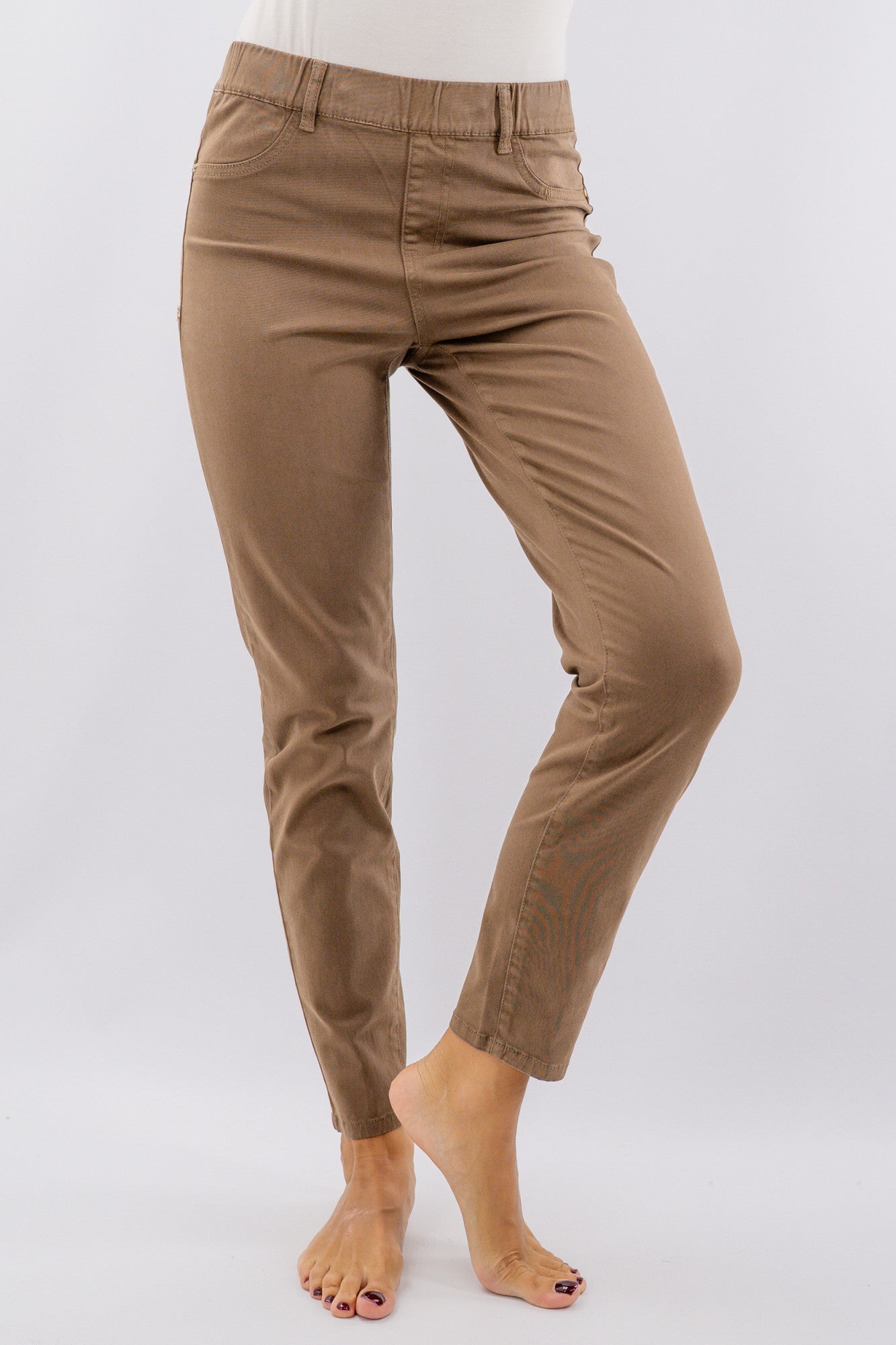 Jeggings in drill di cotone