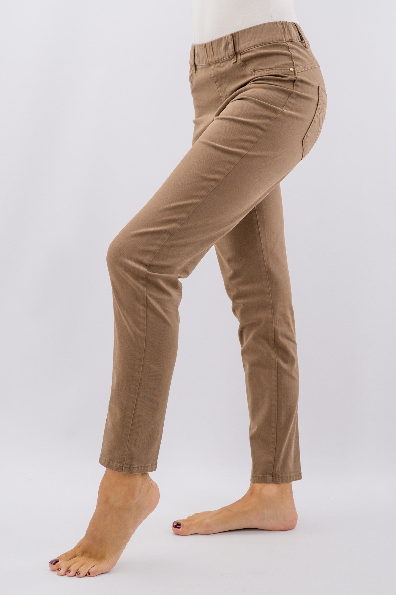 Jeggings in drill di cotone