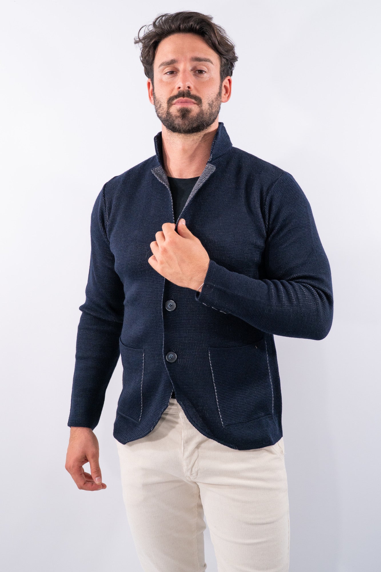 Blazer in maglia