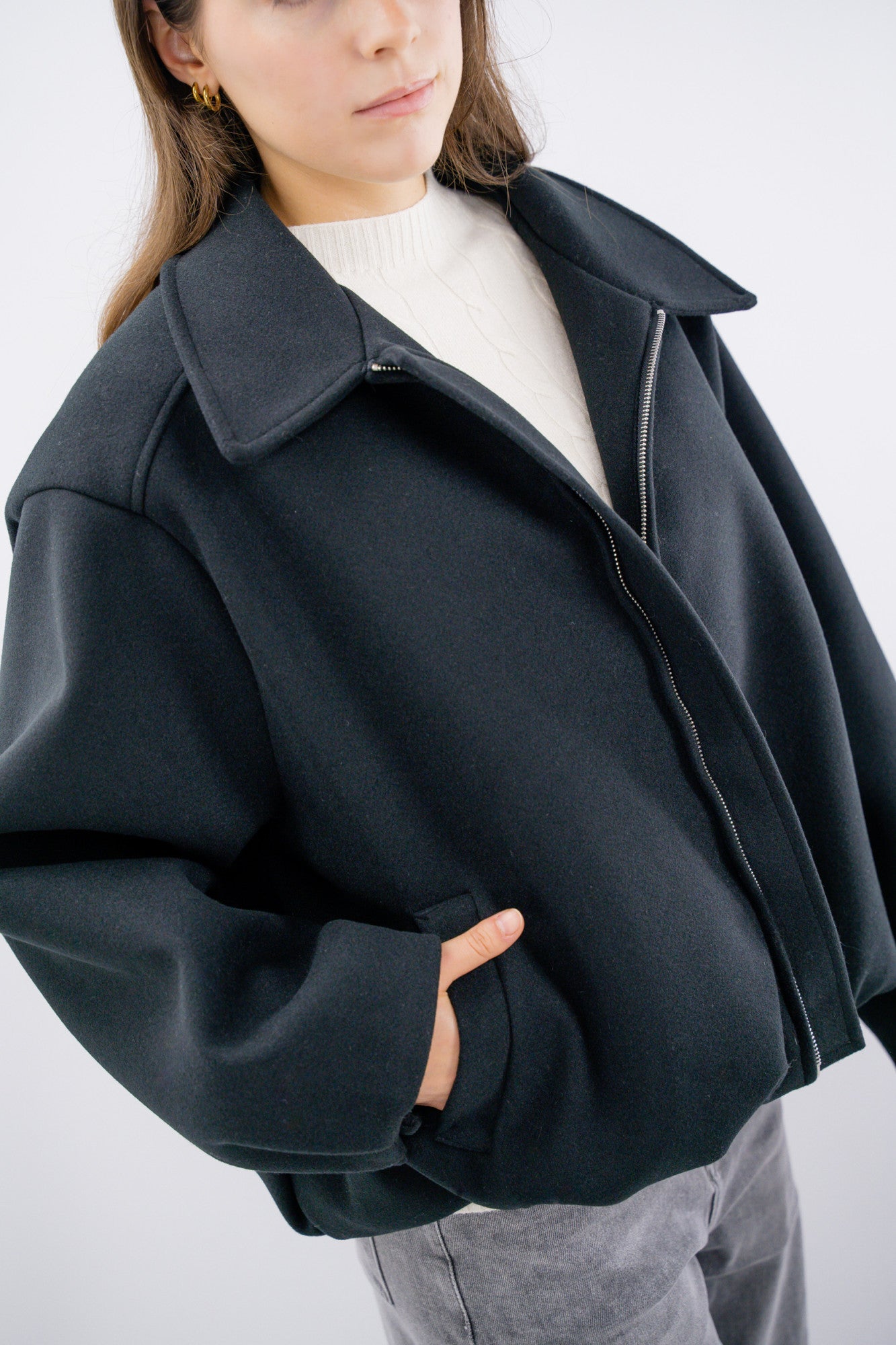Cappotto bomber foderato