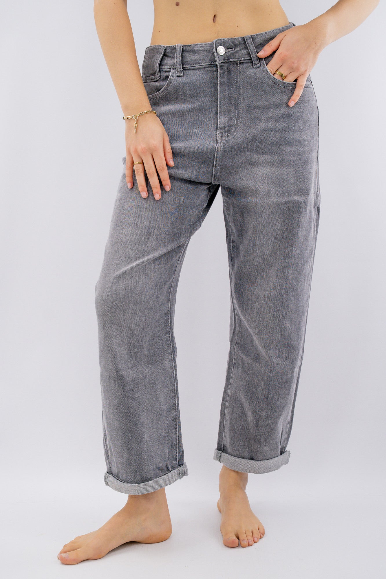 Jeans mom fit