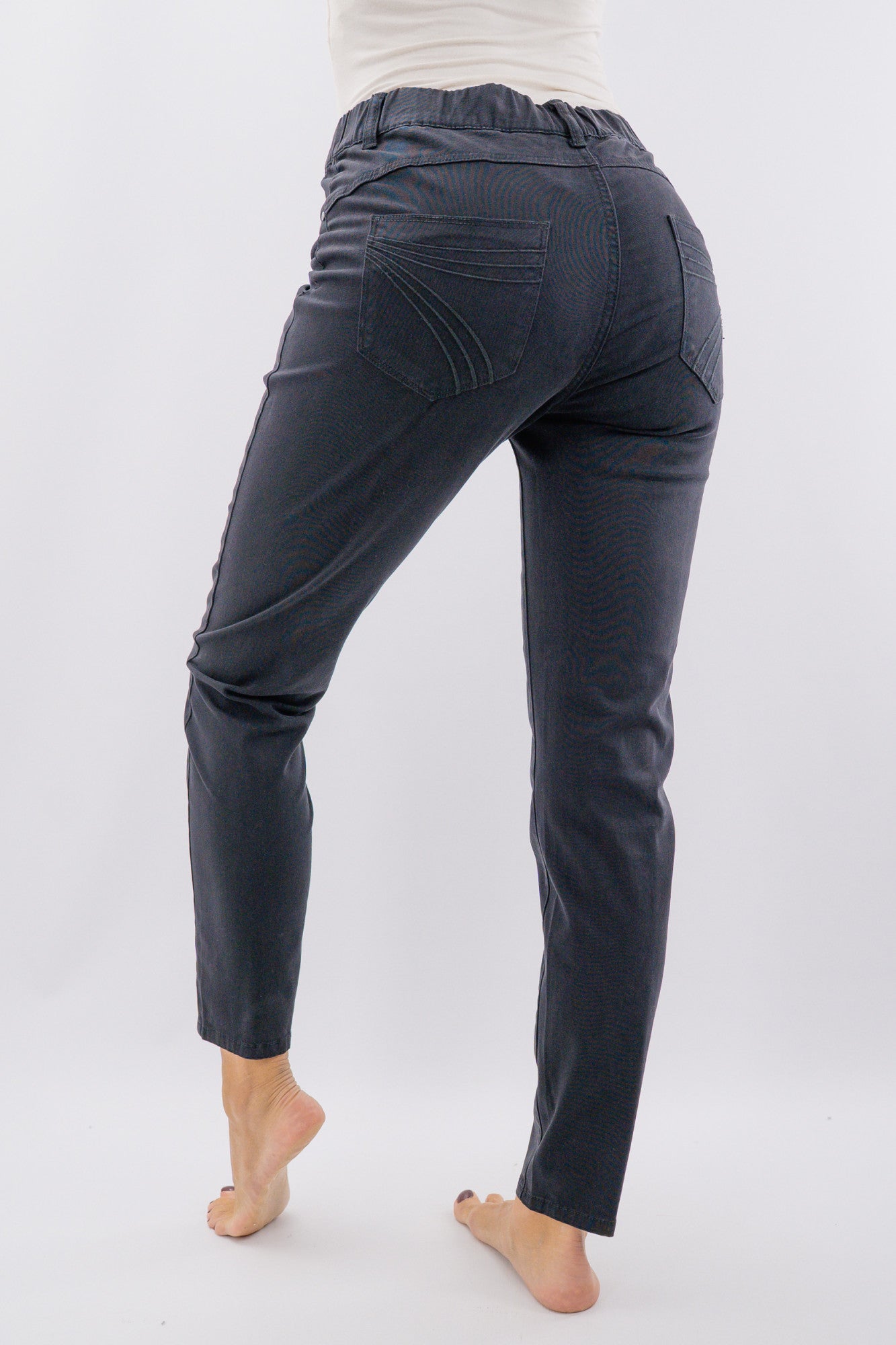 Jeggings in drill di cotone