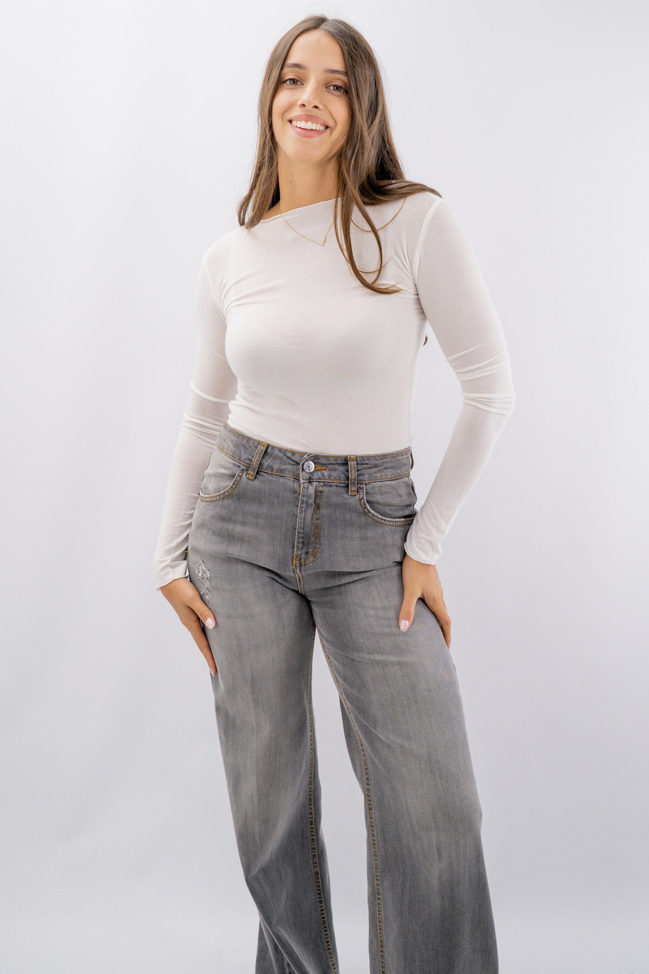 Cashmirina - maglietta misto cashmere extra-fine