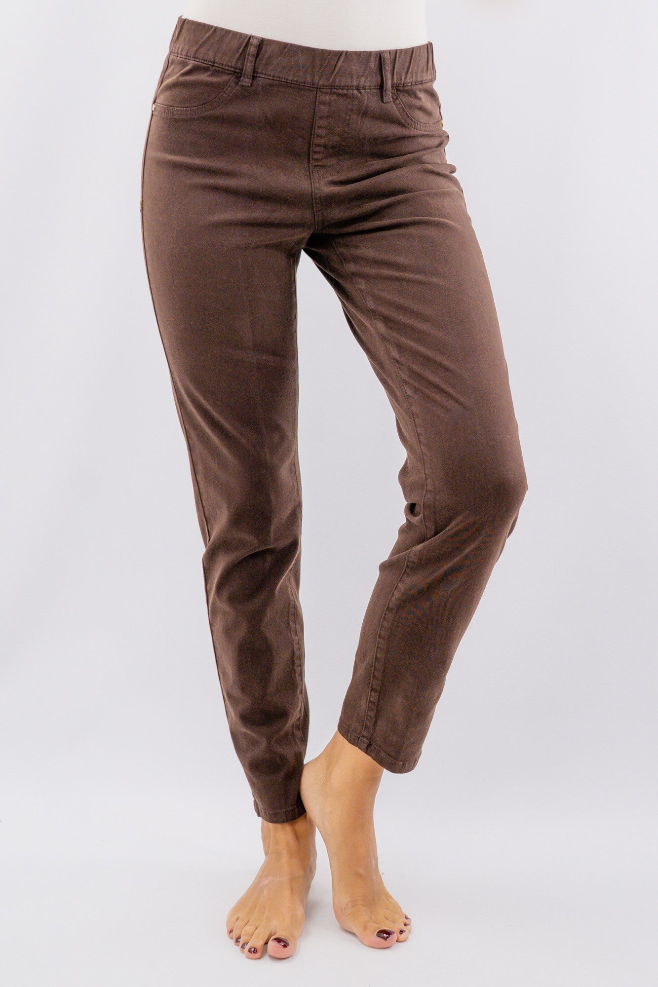 Jeggings in drill di cotone