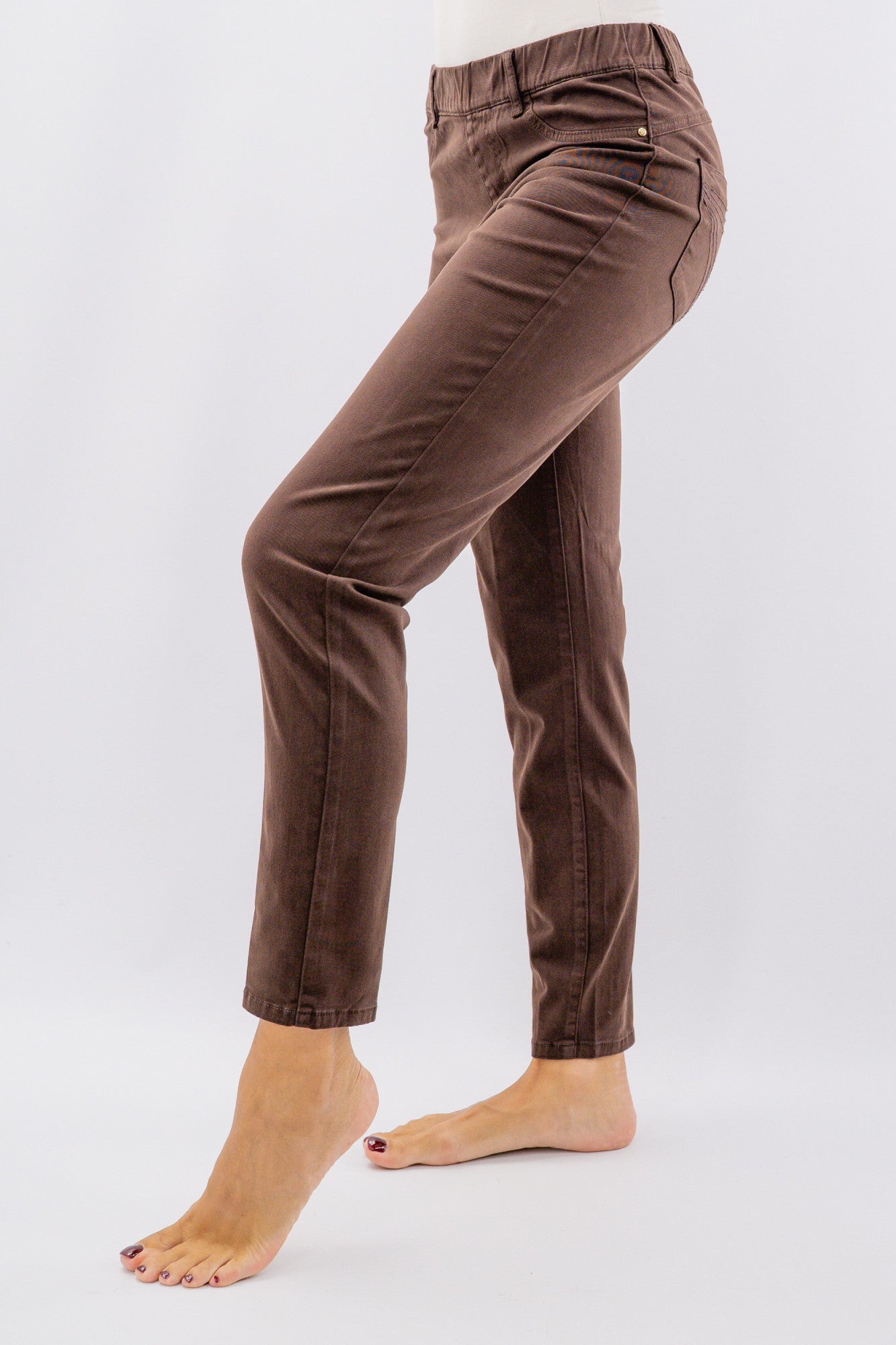 Jeggings in drill di cotone