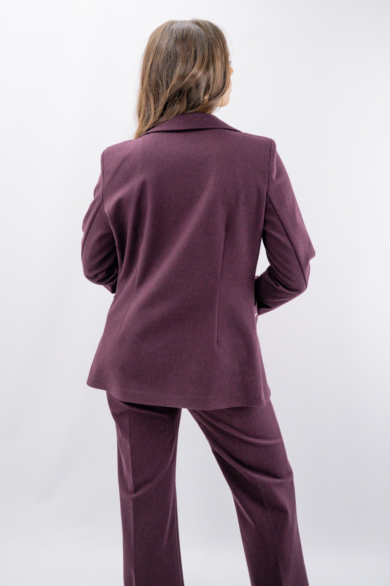 Blazer doppiopetto mano lana con revers