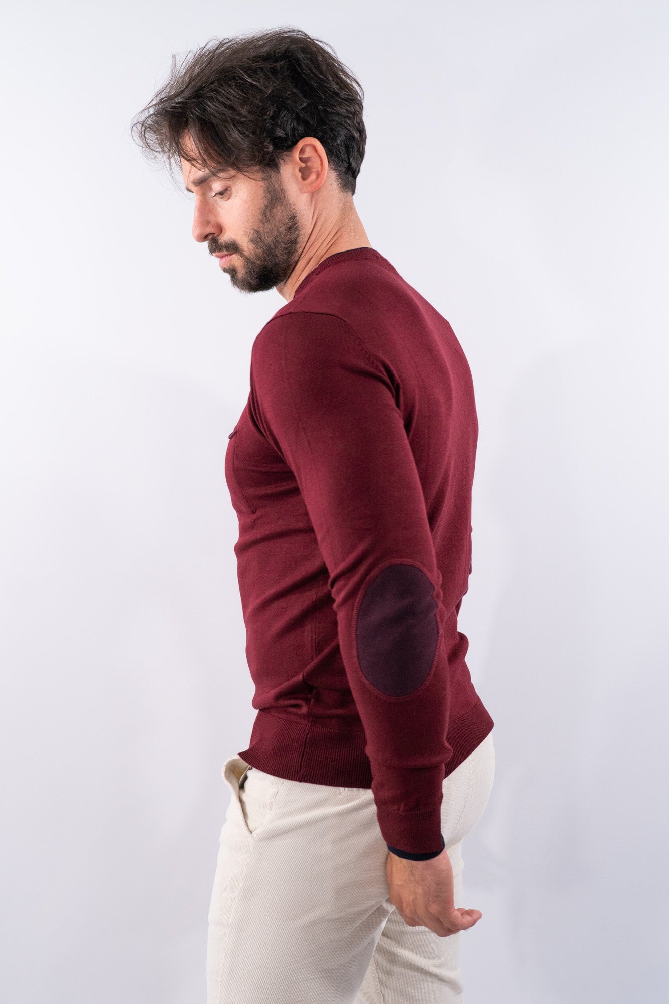 Maglia con doppio collo