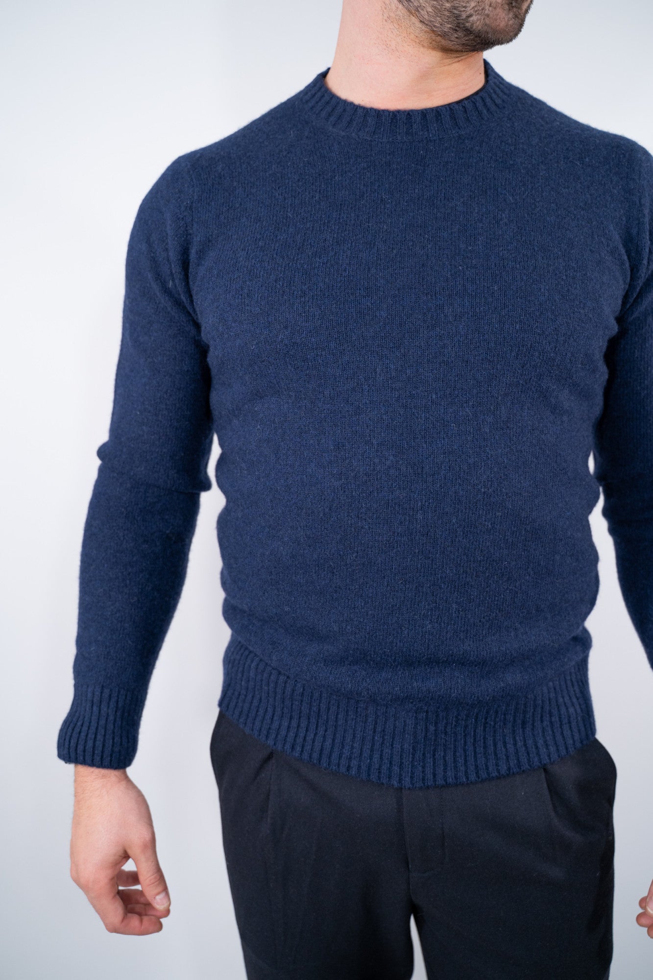 Girocollo lavorato a maglia