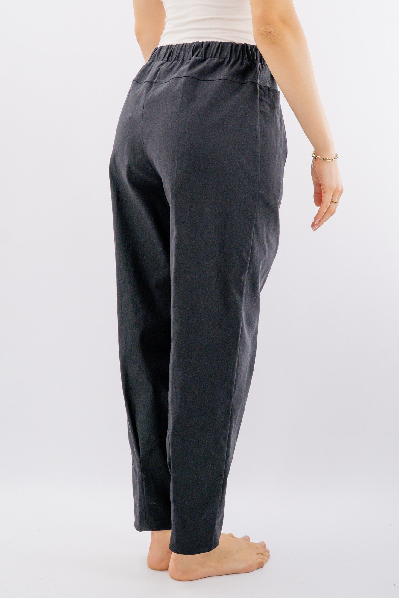 Pantalone ad ovetto in bengalina