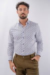 Camicia in fantasia stilizzata