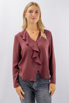 Blusa con volants