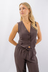 Gilet /panciotto cropped