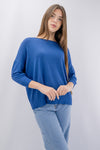 Maglia in viscosa a manica 3/4