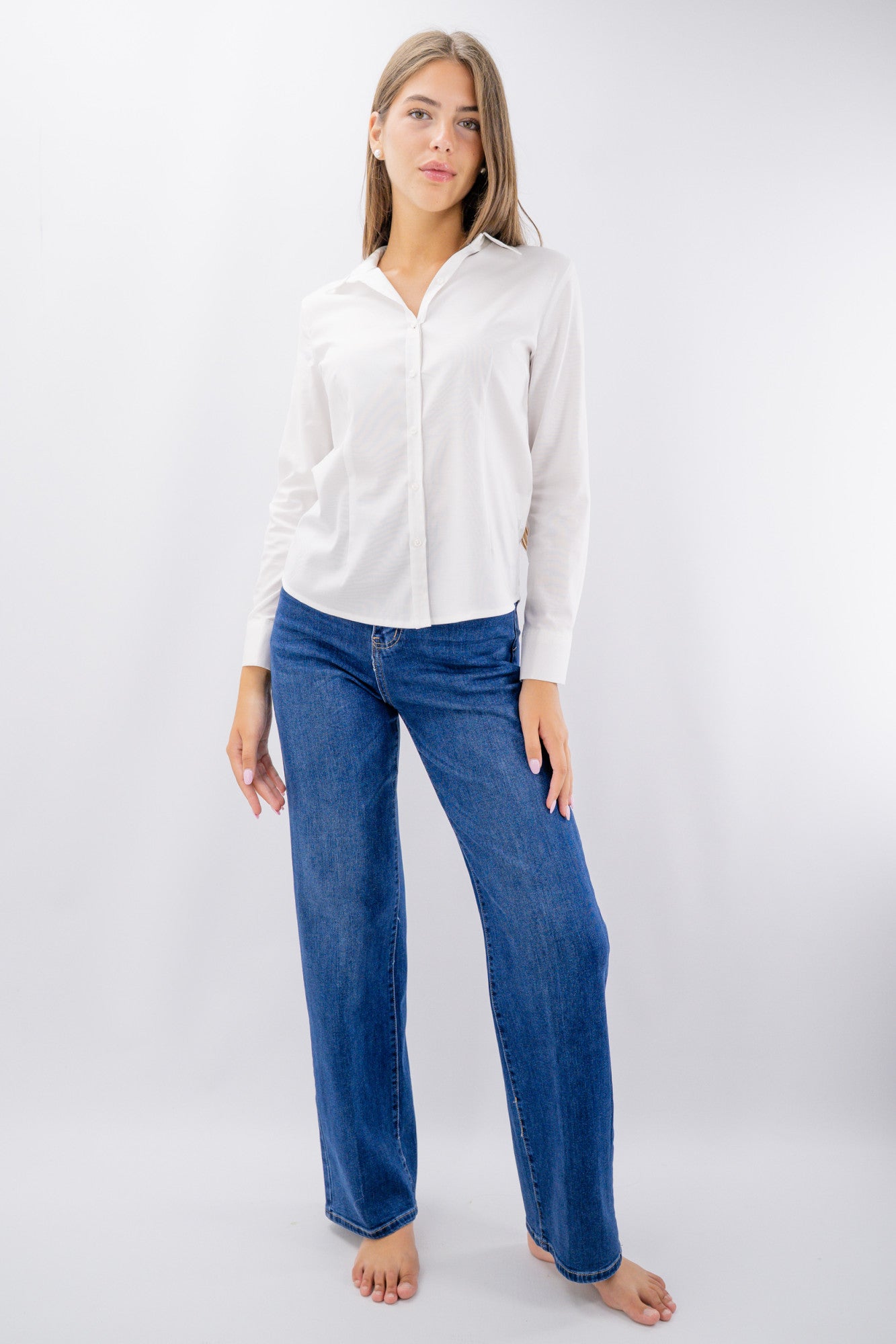 Camicia Oxford in cotone