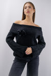 Maglione shiffer in lana e mohair