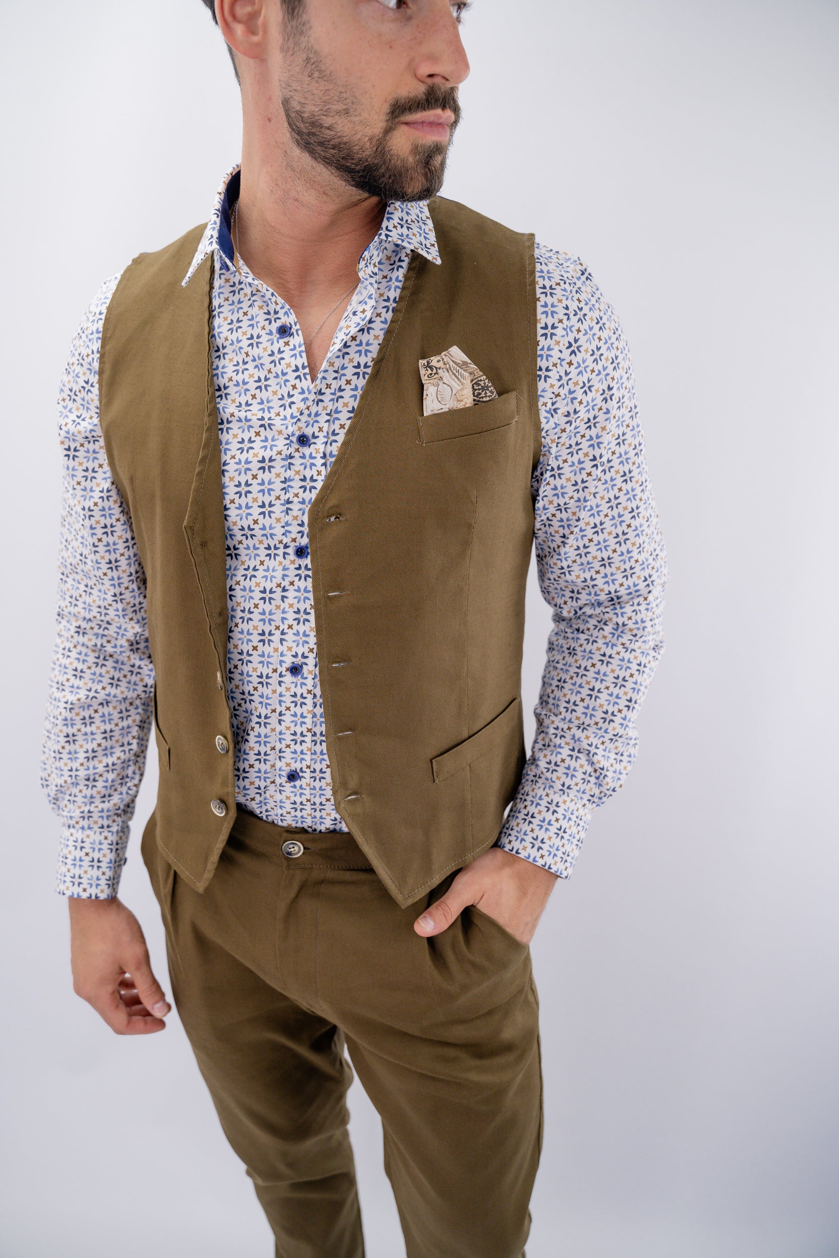 Gilet/panciotto con taschini