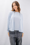 Cardigan aperto cropped