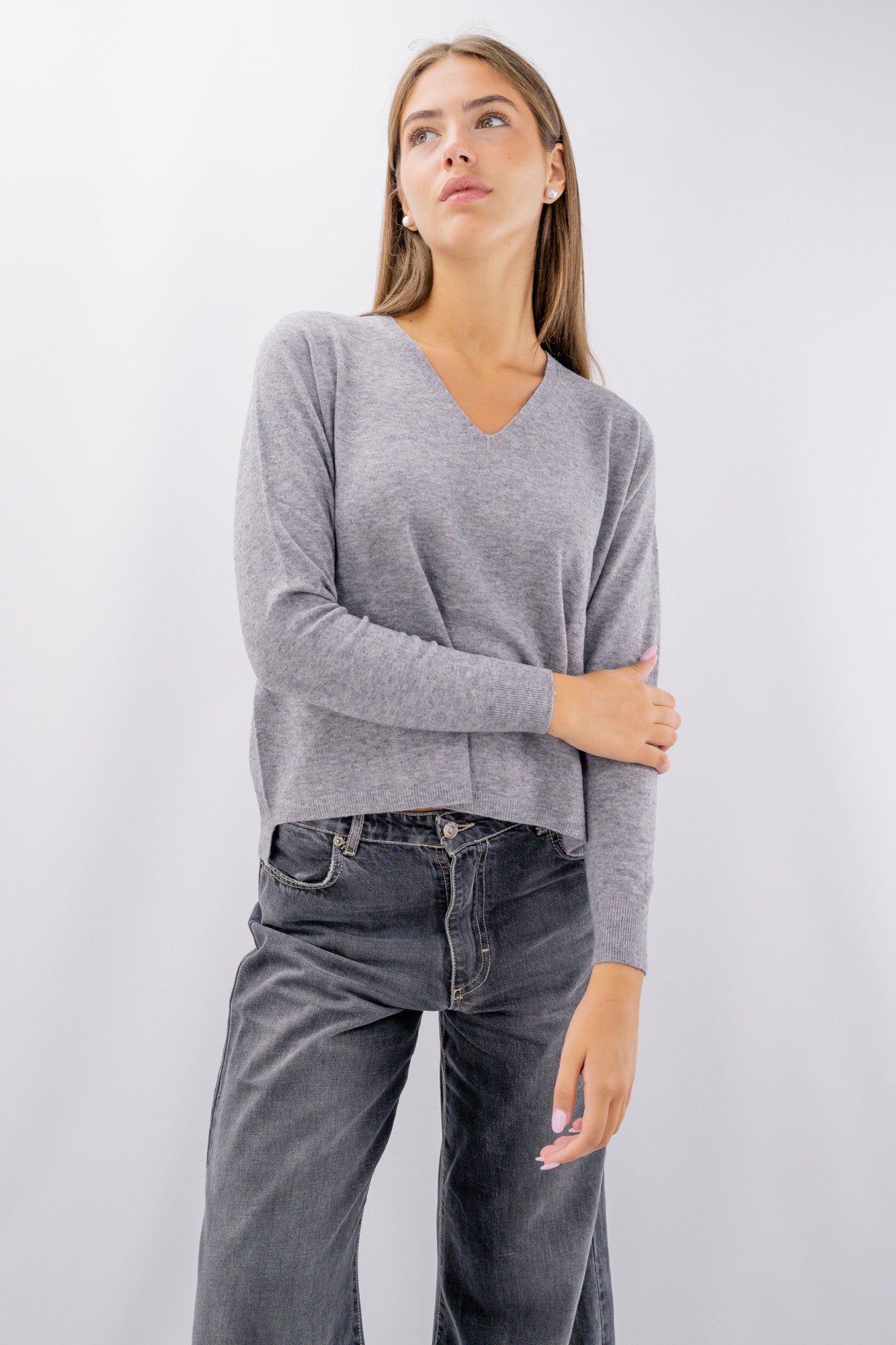 Maglia con scollo a V
