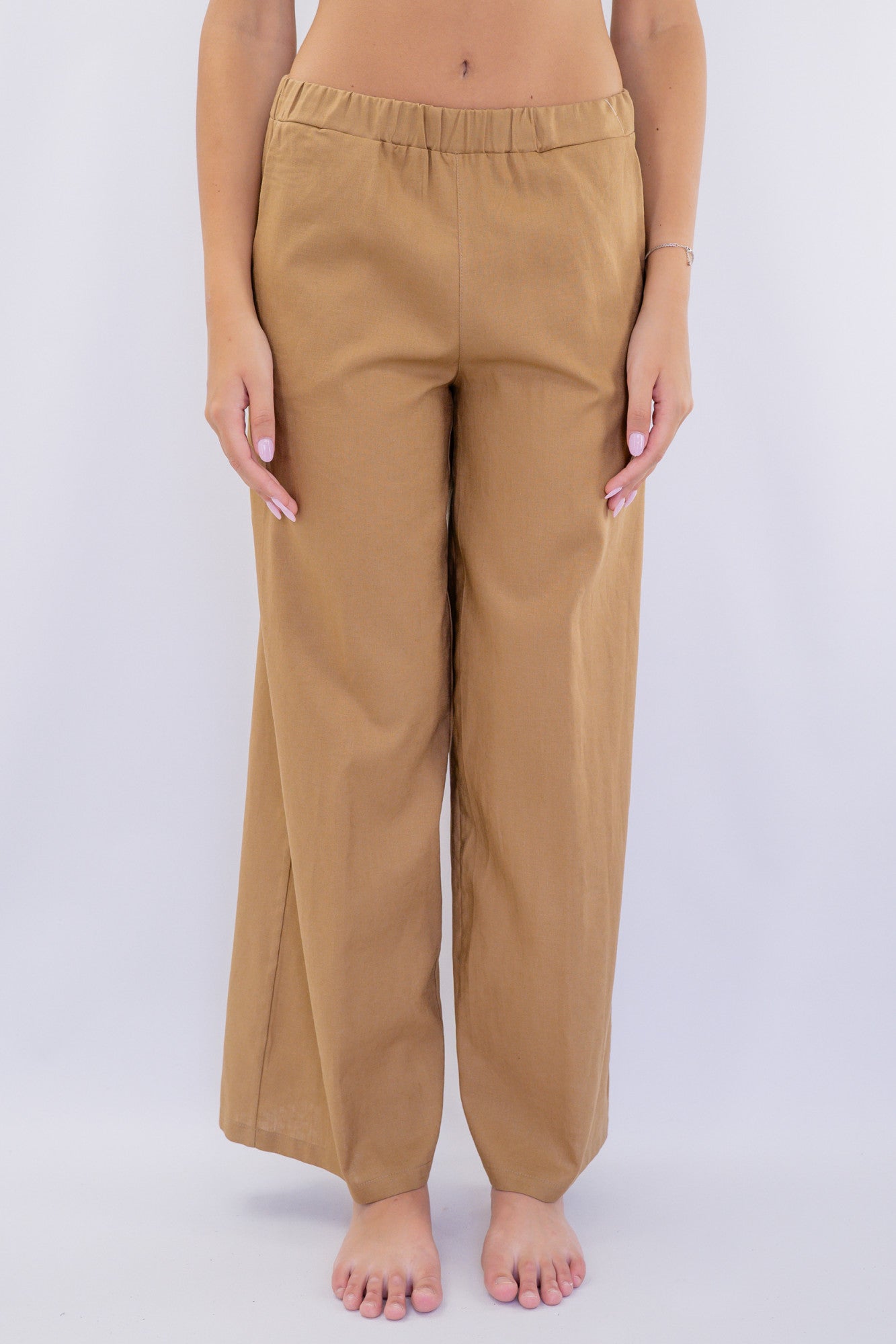 Pantalone a palazzo con elastico