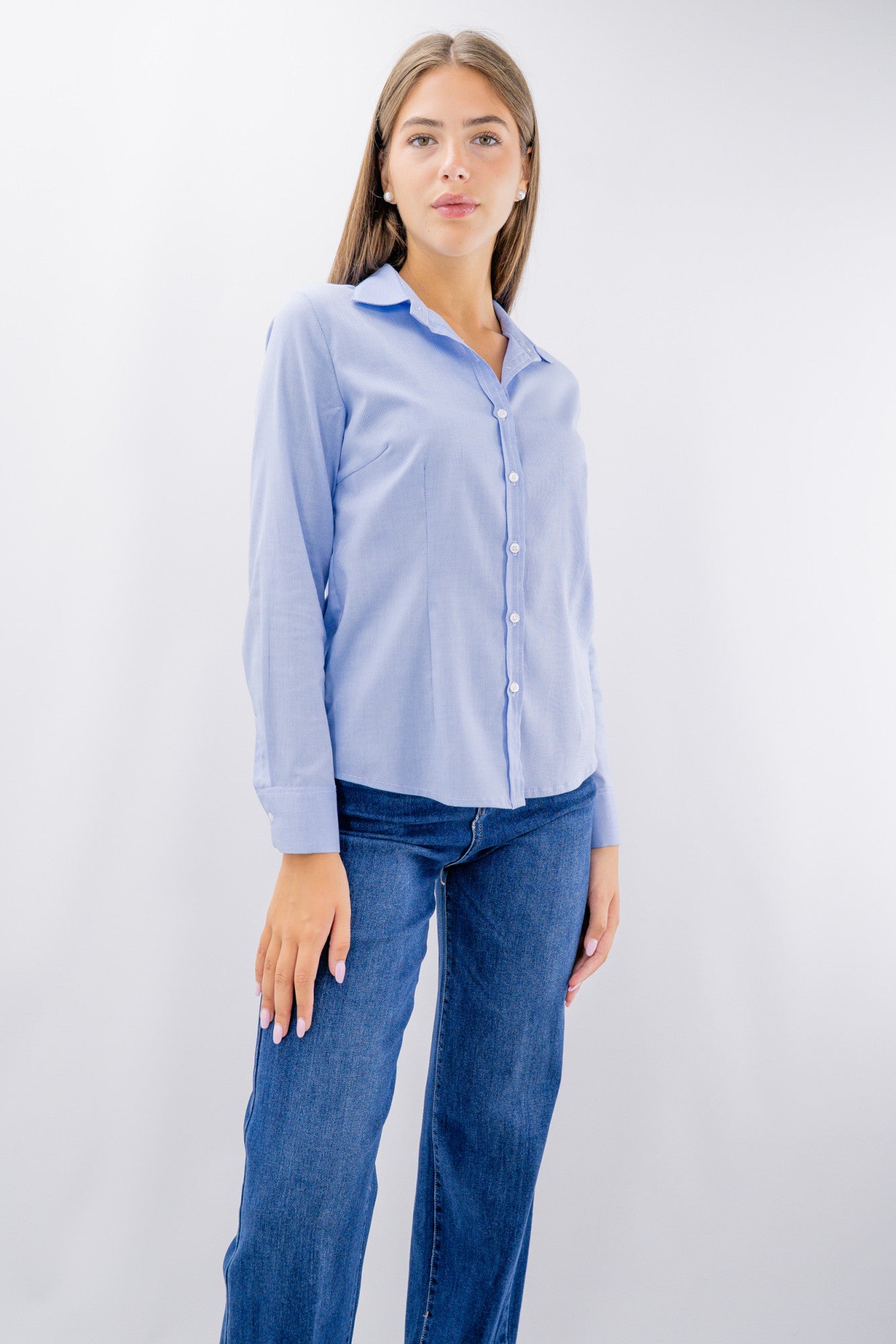 Camicia Oxford in cotone