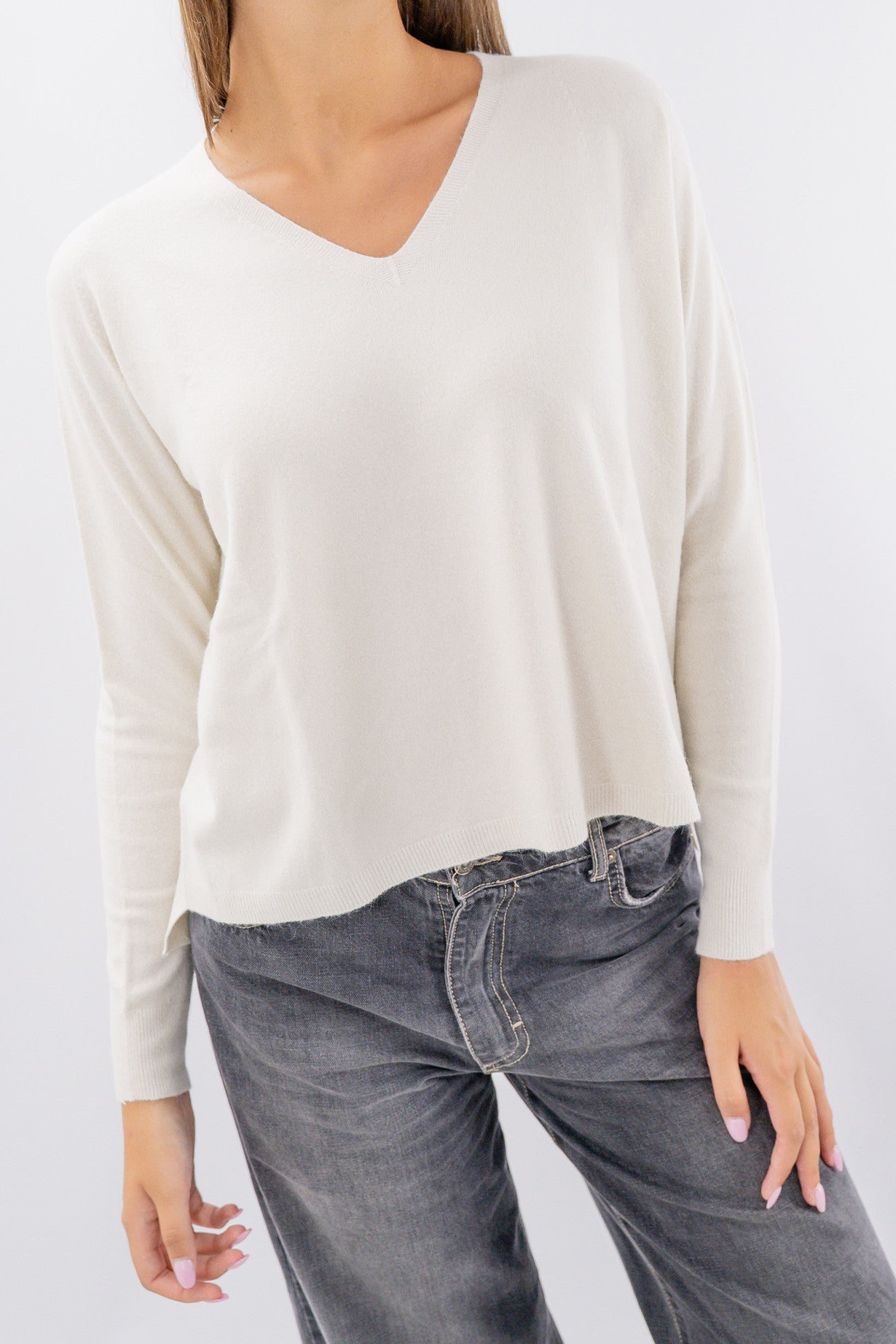 Maglia con scollo a V