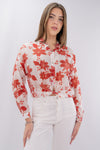 Camicia in fantasia floreale