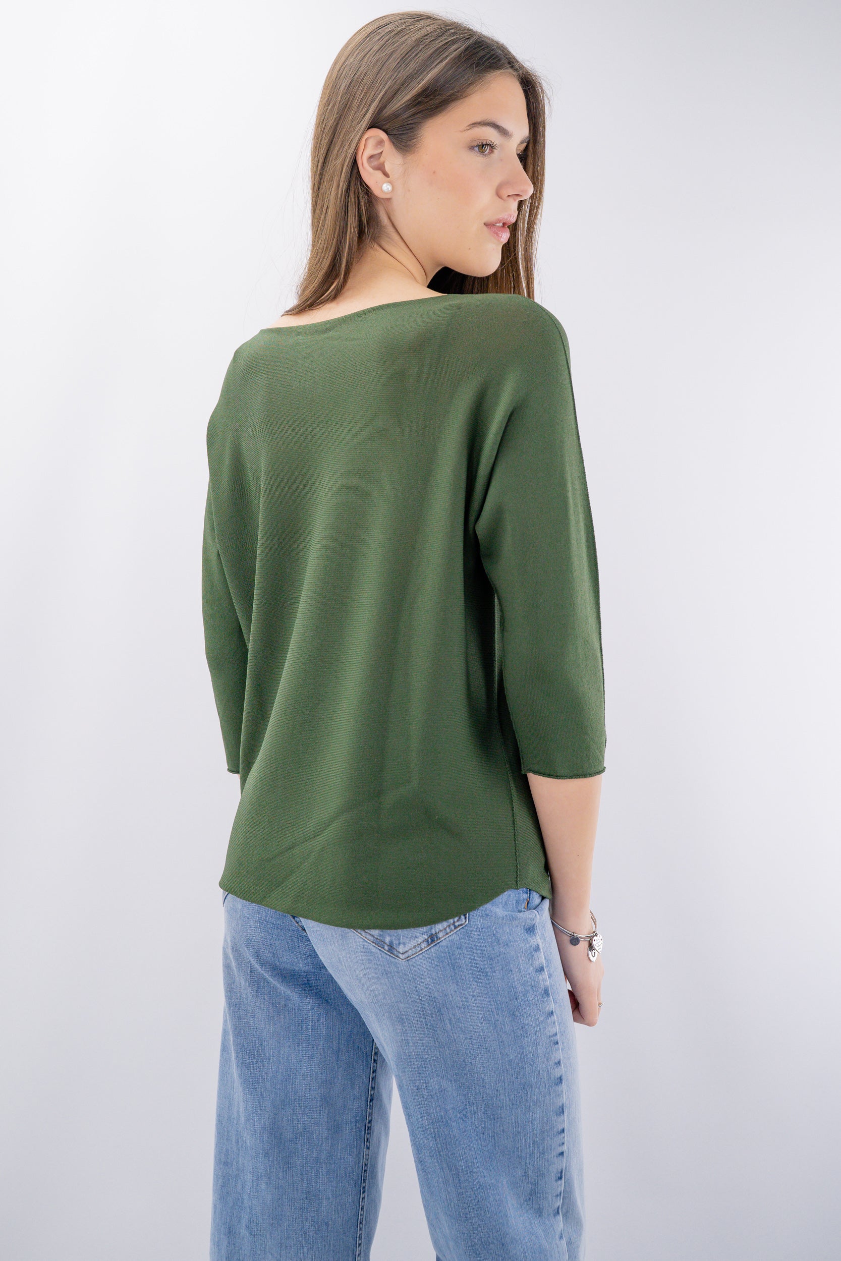 Maglia barchetta in viscosa