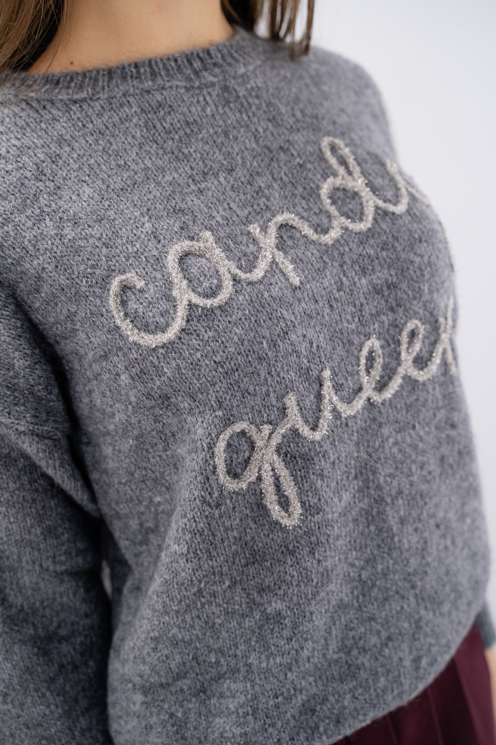 Maglione “Candy Queen” soffice misto lana