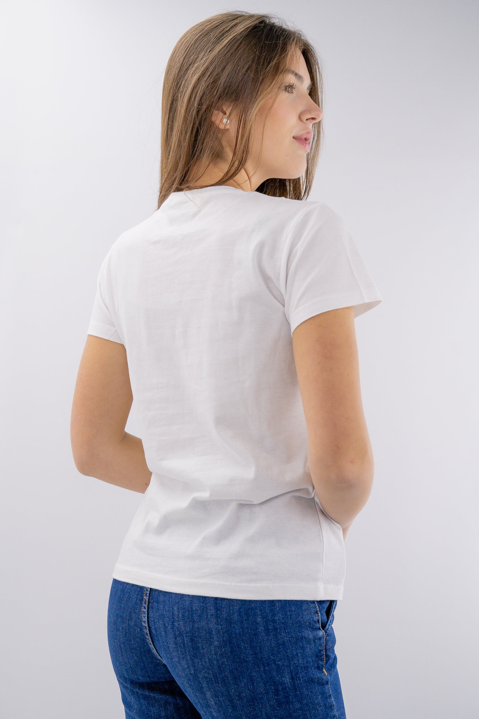 T-shirt con stampa cuore