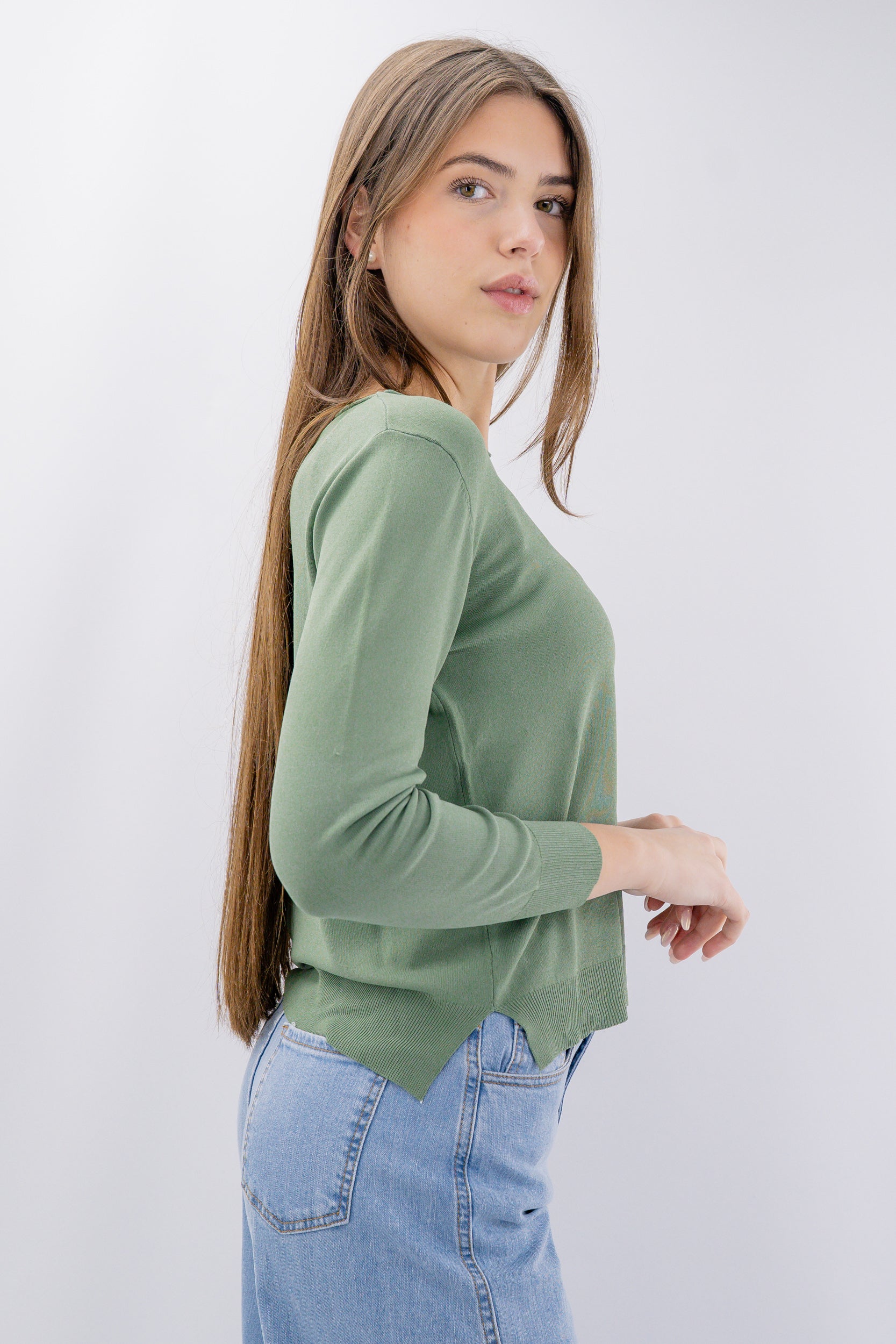 Scollo a barchetta con spacchi