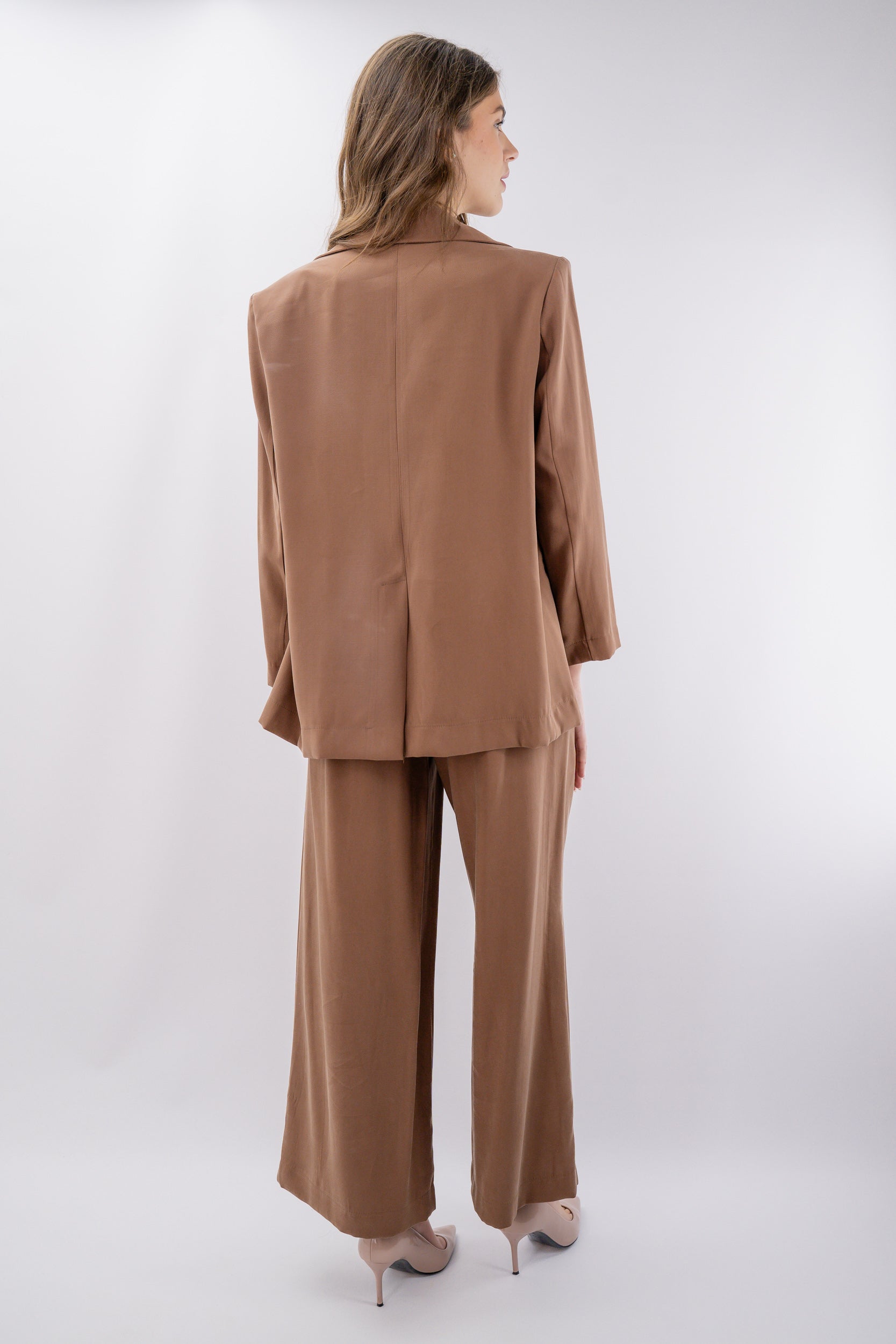 Blazer taglio oversize sfoderato
