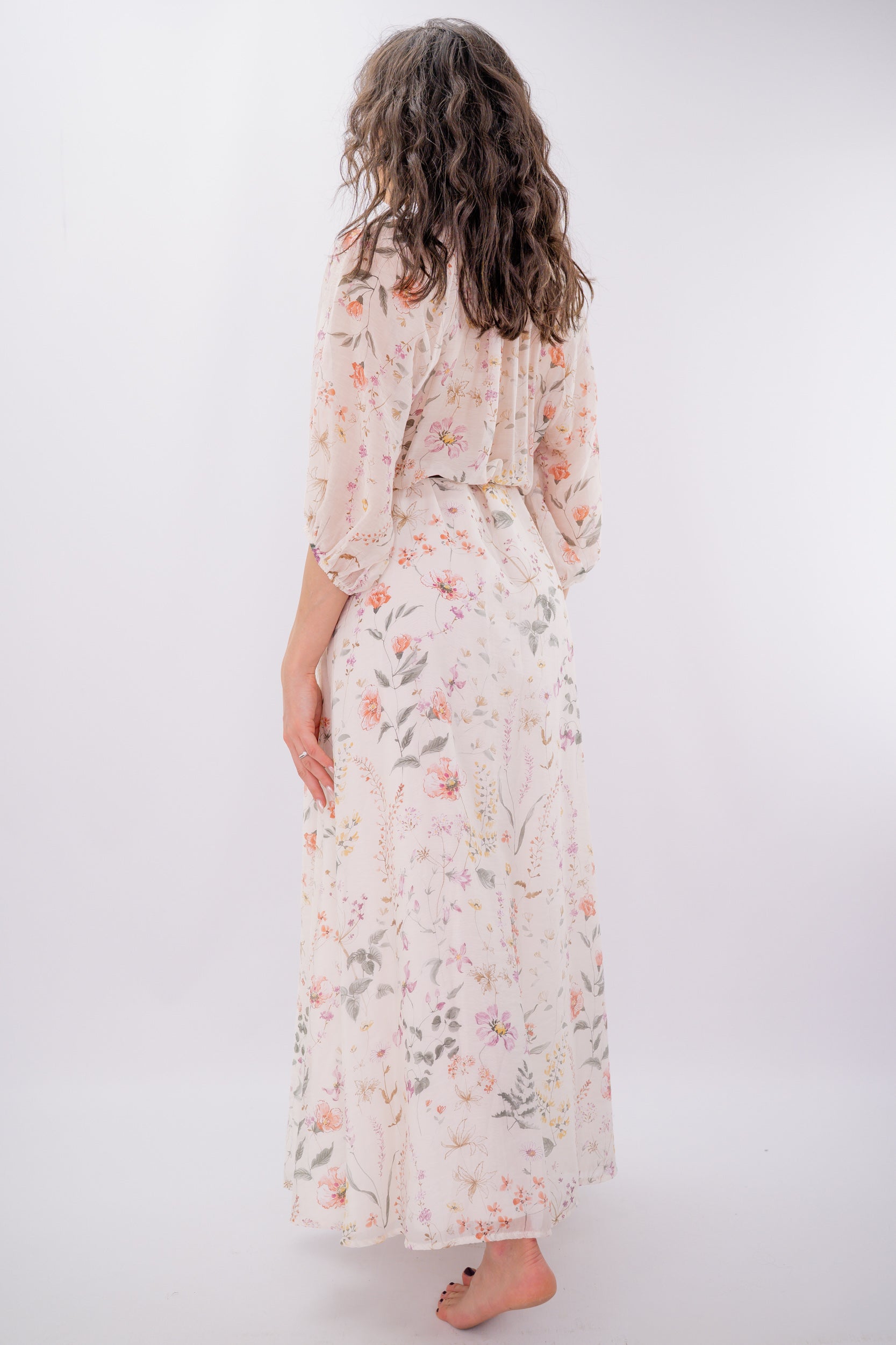 Chemisier elegante in fantasia floreale
