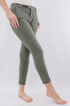 Pantaloni chino in tela di cotone