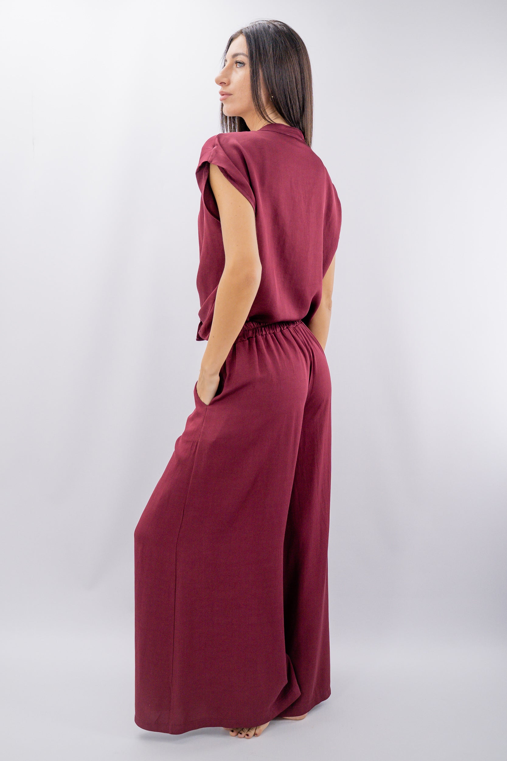 Camicia con collo coreana