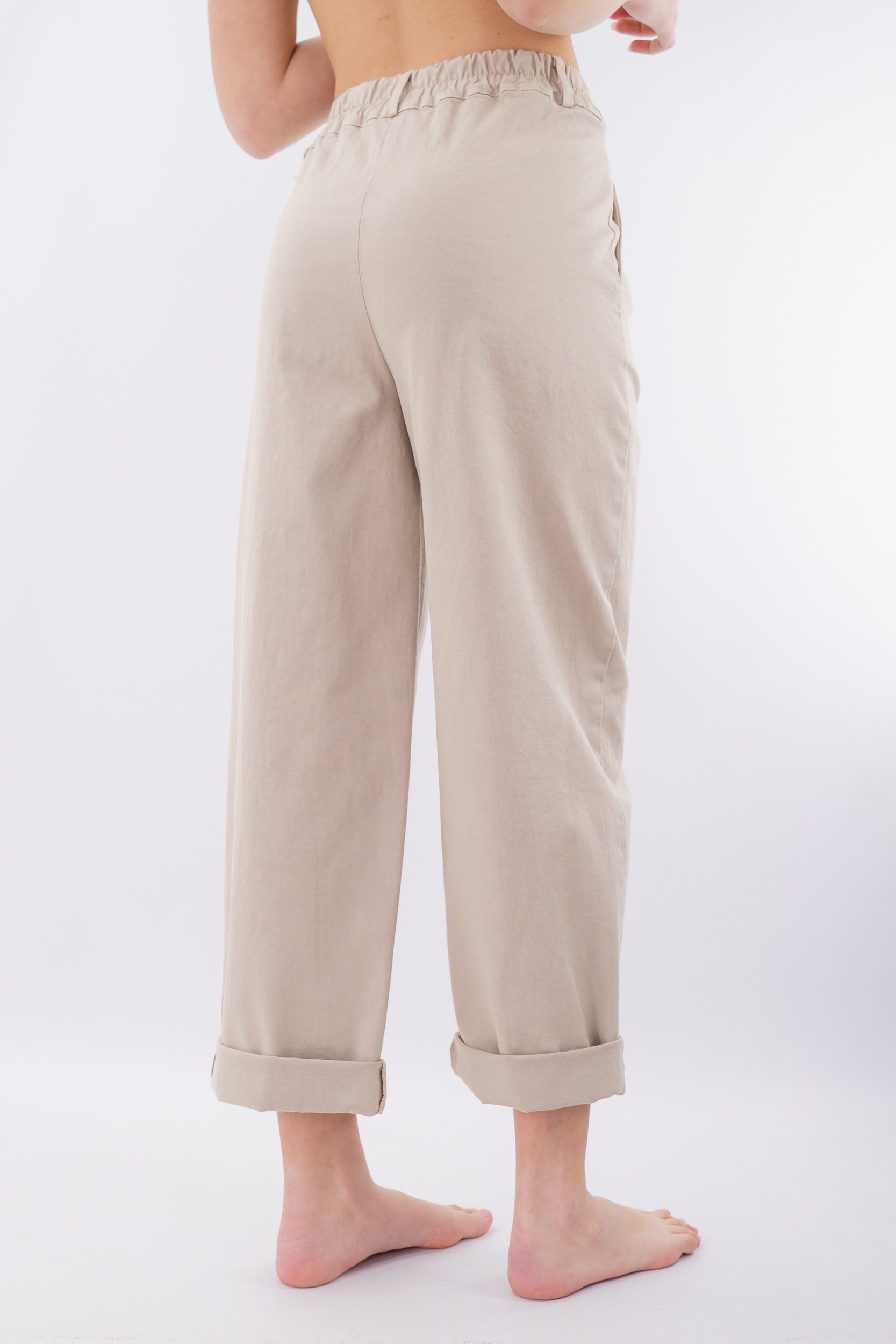 Pantalone balloon con pinces