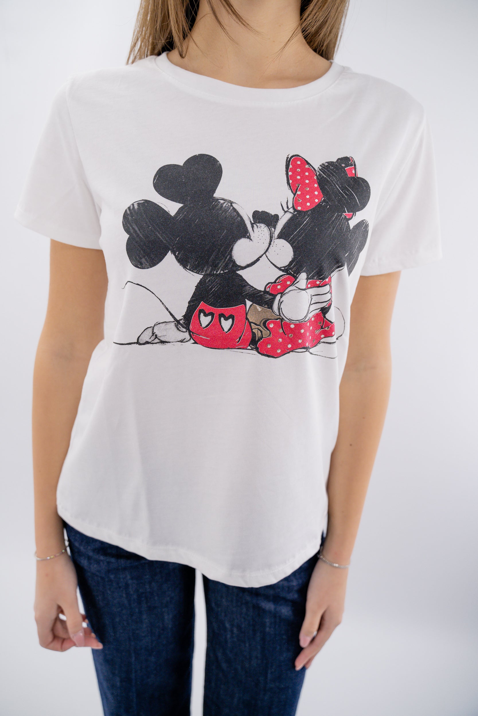T-shirt con stampa fumetto
