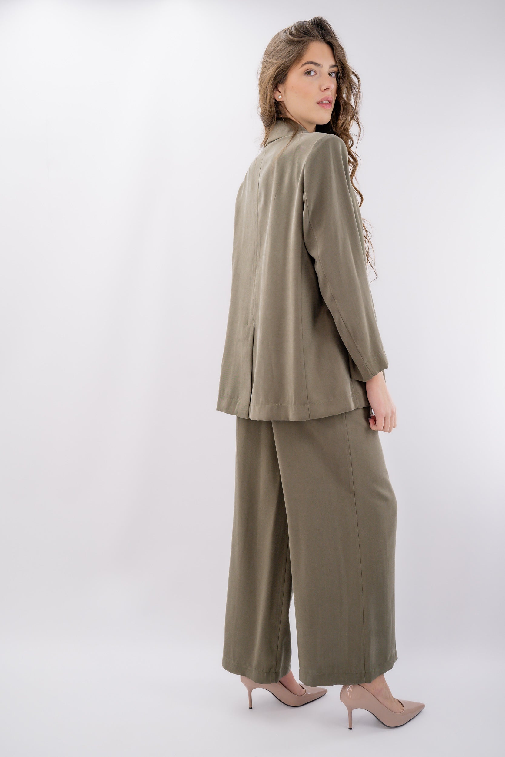 Blazer taglio oversize sfoderato