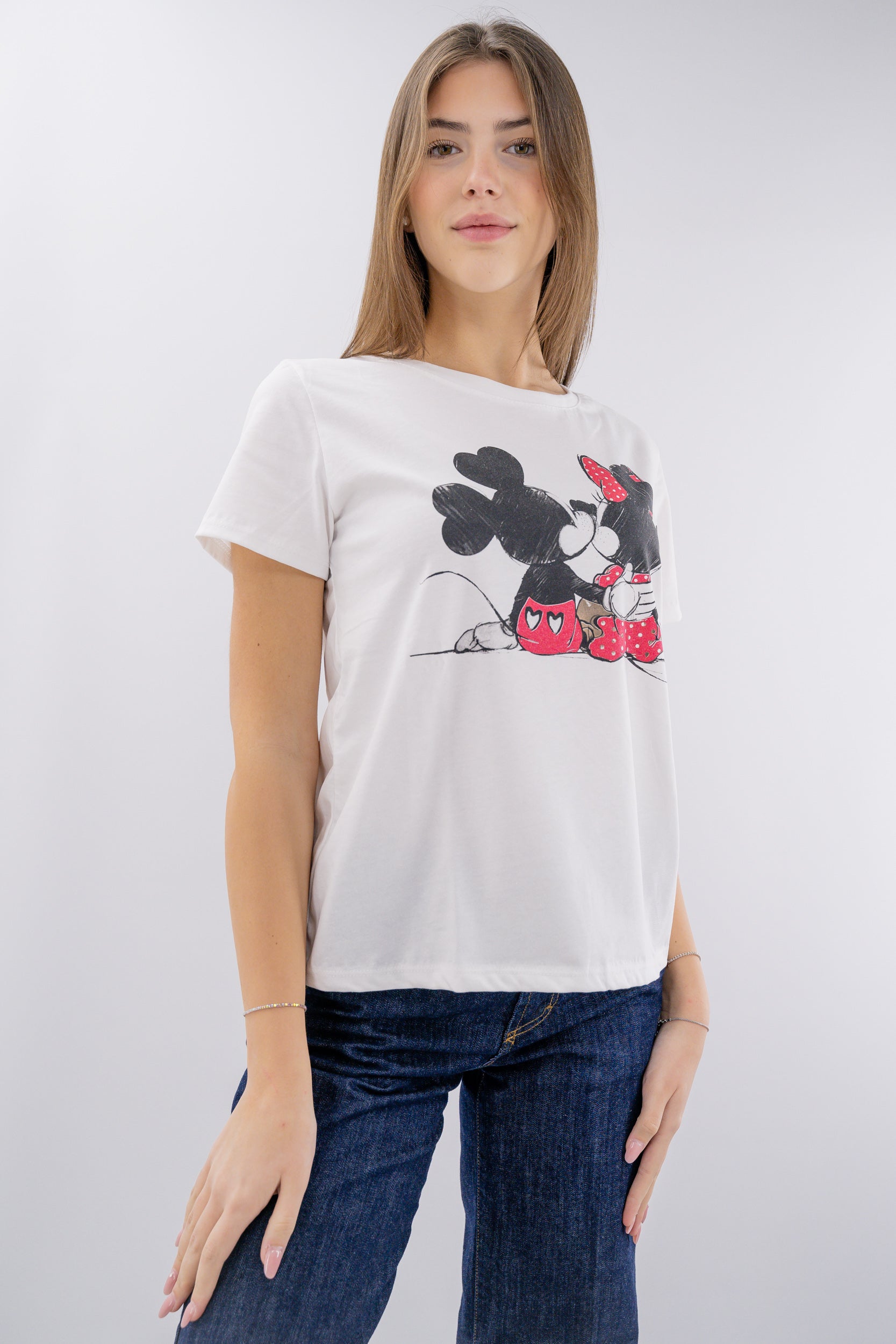 T-shirt con stampa fumetto