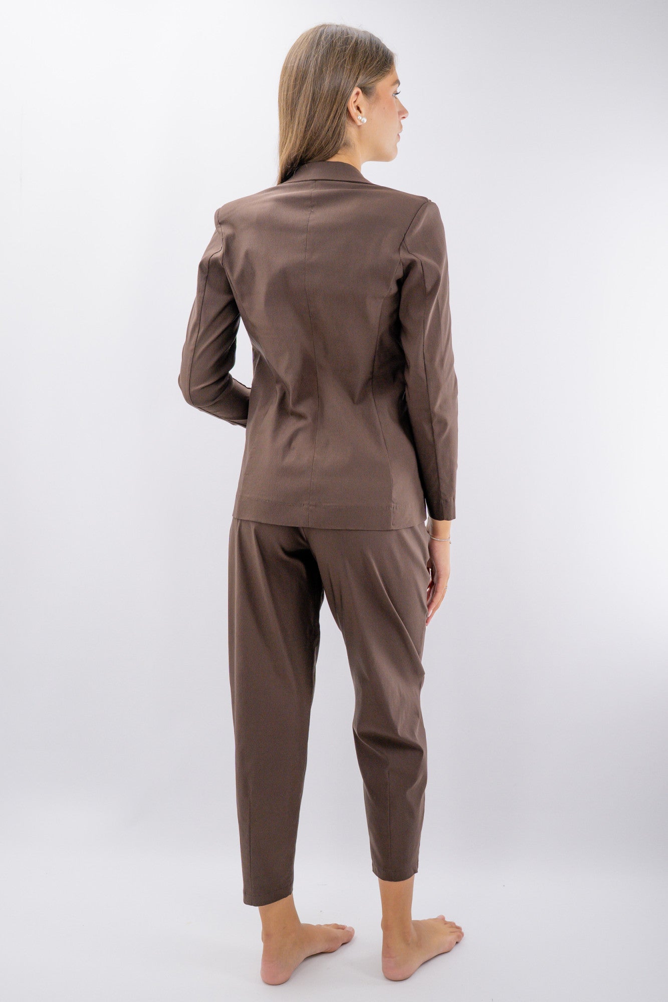 Completo coordinato: blazer sartoriale e pantaloni a ovetto