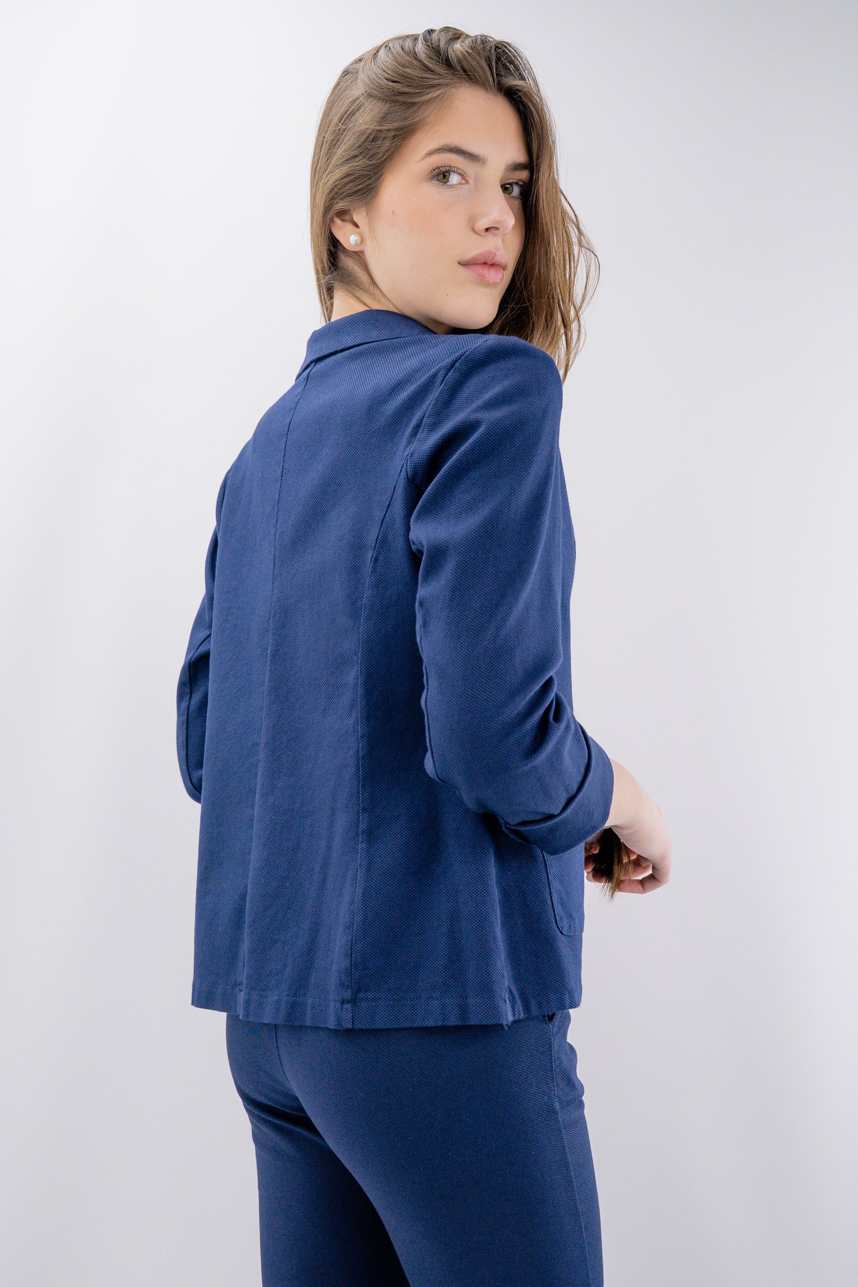 Blazer monopetto operato
