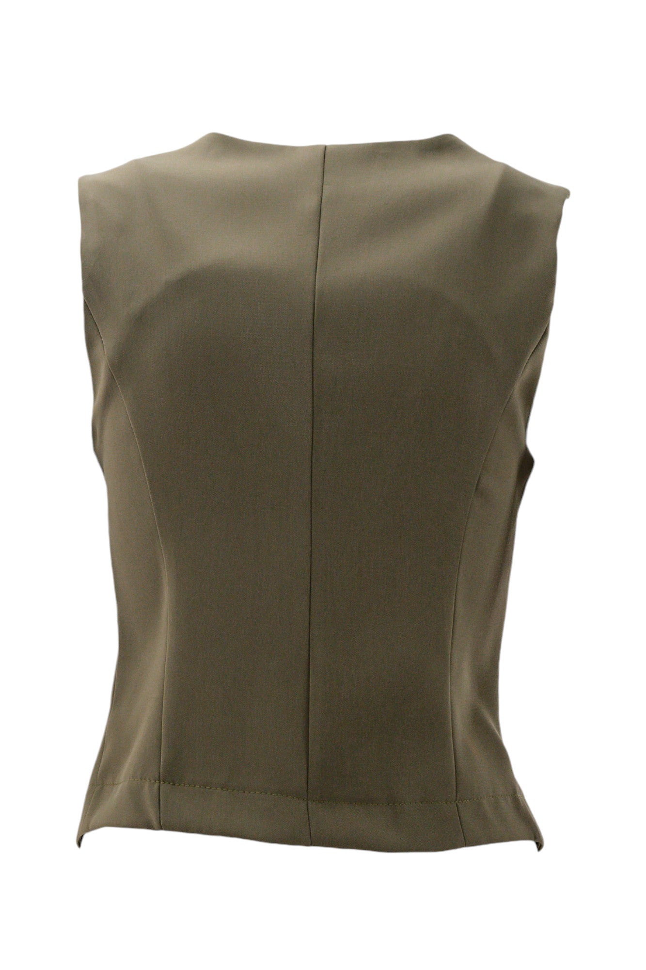 Elegante gilet fluido con bottoni