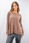 Maglia oversize con lurex