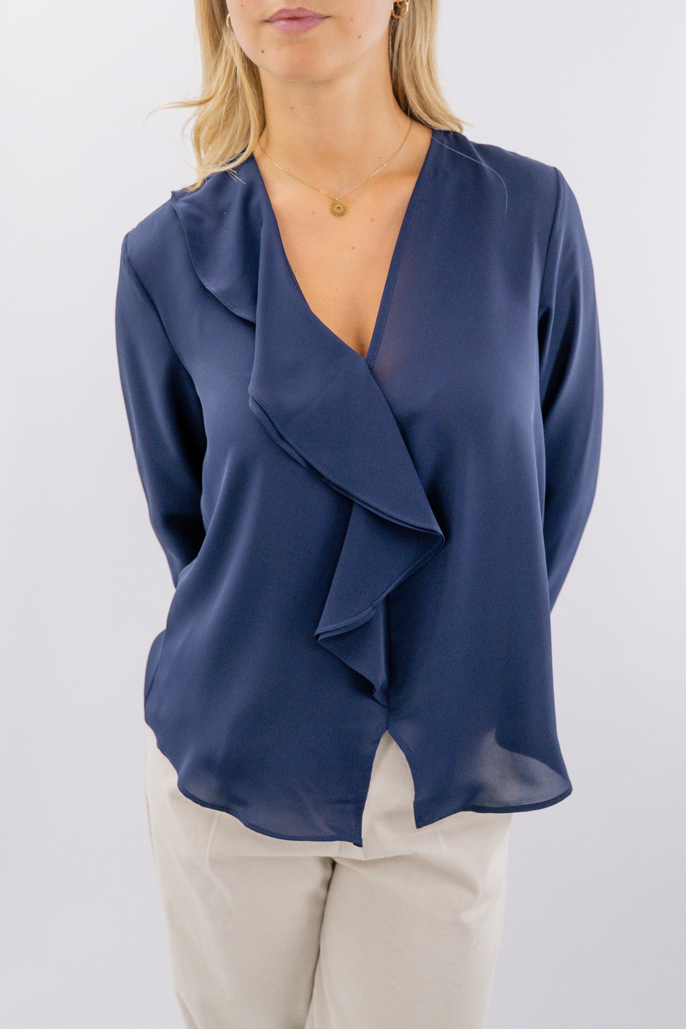 Blusa con volants